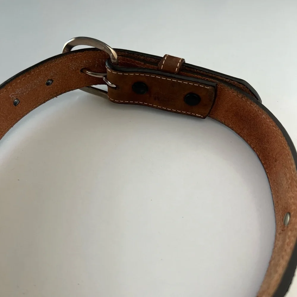 Nocona Kid's Brown Leather Western Belt